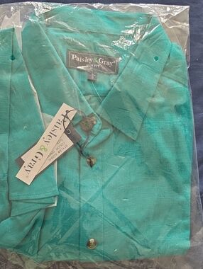 Paisley & Gray Men's Button-Down Shirt in Green